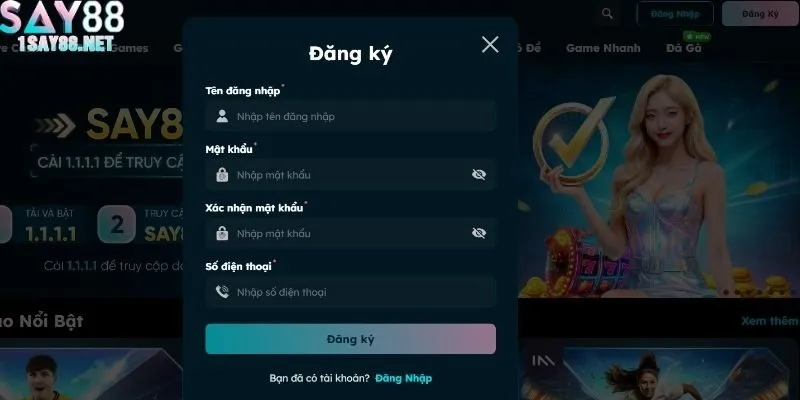 Xác thực email và số điện thoại giúp bảo mật tài khoản SAY88
